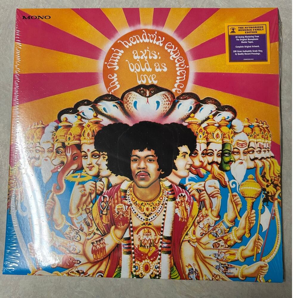 Jimi Hendrix Axis: Bold as Love Reissue 2013‎ LP New Unopen Sealed
